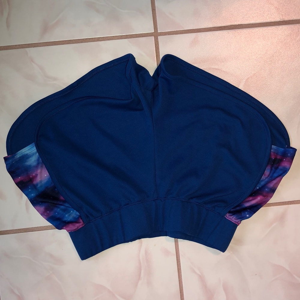 Active Shorts Galaxy Print